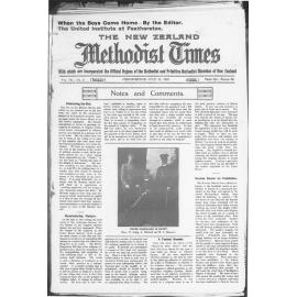 The New Zealand Methodist Times - 22nd July 1916