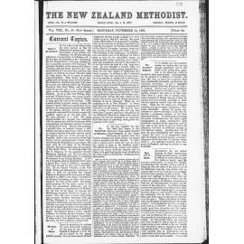 The New Zealand Methodist - 14th November 1891