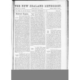The New Zealand Methodist - 21st November 1891