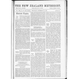 The New Zealand Methodist - 28th November 1891