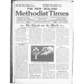 The New Zealand Methodist Times - 19th October 1929