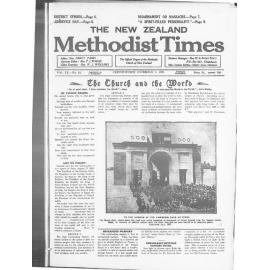 The New Zealand Methodist Times - 2nd November 1929