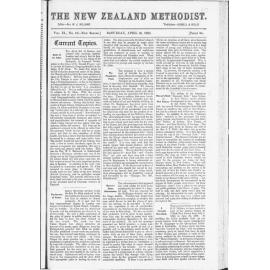 The New Zealand Methodist - 30th April 1892