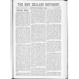 The New Zealand Methodist - 1st October 1892