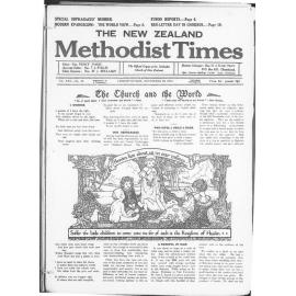 The New Zealand Methodist Times - 29th November 1930