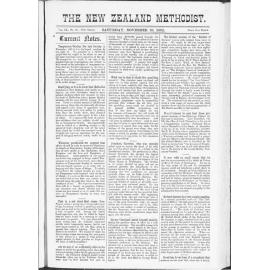 The New Zealand Methodist - 19th November 1892