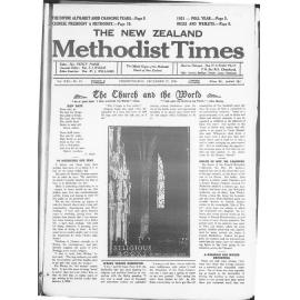 The New Zealand Methodist Times - 27th December 1930