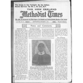 The New Zealand Methodist Times - 8th December 1917