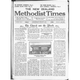 The New Zealand Methodist Times - 10th January 1931