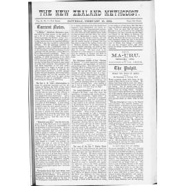 The New Zealand Methodist - 18th February 1893