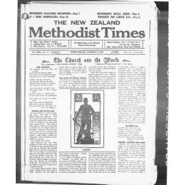 The New Zealand Methodist Times - 17th October 1931