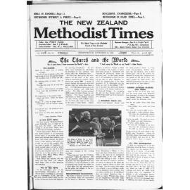 The New Zealand Methodist Times - 12th November 1932