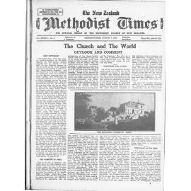 The New Zealand Methodist Times - 7th August 1943