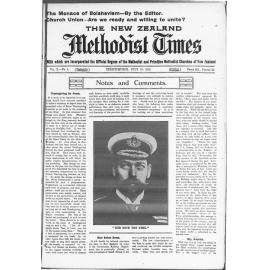 The New Zealand Methodist Times - 19th July 1919