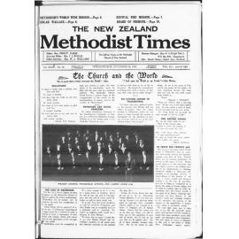 The New Zealand Methodist Times - 26th November 1932