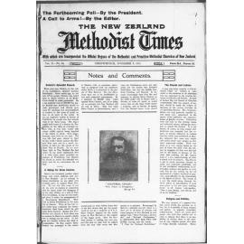 The New Zealand Methodist Times - 8th November 1919