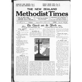 The New Zealand Methodist Times - 15th April 1933