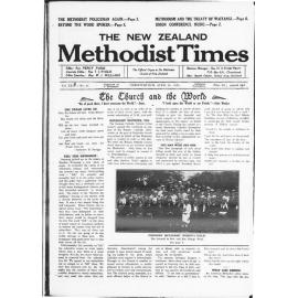 The New Zealand Methodist Times - 29th April 1933