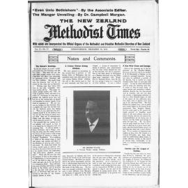 The New Zealand Methodist Times - 20th December 1919