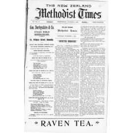 The New Zealand Methodist Times - 5th November 1910