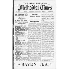 The New Zealand Methodist Times - 19th November 1910