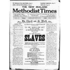 The New Zealand Methodist Times - 19th August 1933
