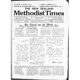 The New Zealand Methodist Times - 2nd September 1933