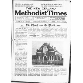 The New Zealand Methodist Times - 16th September 1933