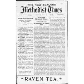 The New Zealand Methodist Times - 22nd April 1911