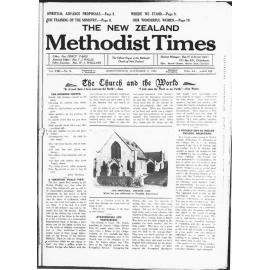 The New Zealand Methodist Times - 11th November 1933