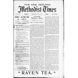 The New Zealand Methodist Times - 17th June 1911