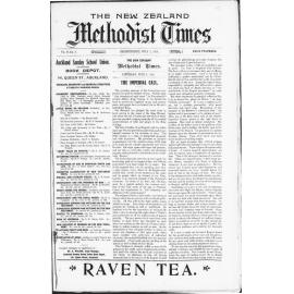 The New Zealand Methodist Times - 1st July 1911