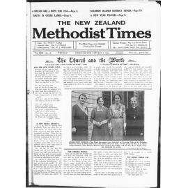 The New Zealand Methodist Times - 6th January 1934