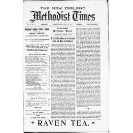 The New Zealand Methodist Times - 12th August 1911