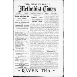 The New Zealand Methodist Times - 9th September 1911