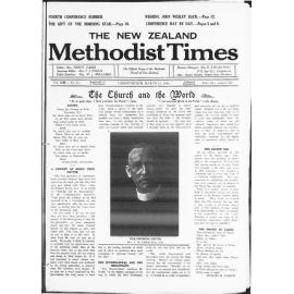 The New Zealand Methodist Times - 31st March 1934