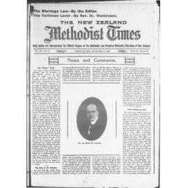 The New Zealand Methodist Times - 6th November 1920