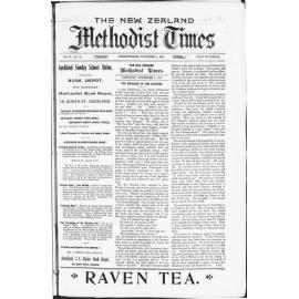 The New Zealand Methodist Times - 4th November 1911