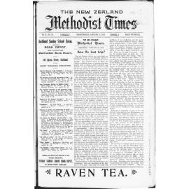 The New Zealand Methodist Times - 27th January 1912