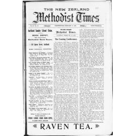 The New Zealand Methodist Times - 24th February 1912