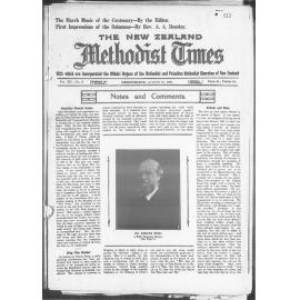 The New Zealand Methodist Times - 20th August 1921
