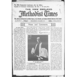 The New Zealand Methodist Times - 3rd September 1921