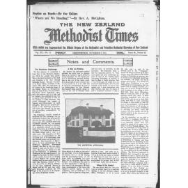 The New Zealand Methodist Times - 5th November 1921