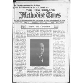 The New Zealand Methodist Times - 21st January 1922