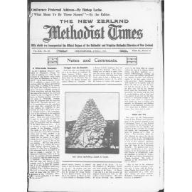 The New Zealand Methodist Times - 1st April 1922