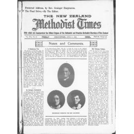The New Zealand Methodist Times - 15th April 1922