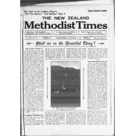 The New Zealand Methodist Times - 25th November 1922