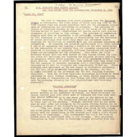 Newspaper extracts sent to Rev. Messrs Burdsall, Taylor and Watson from Rev. S. Leigh