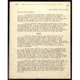Letter and journal to Rev. J. Taylor from Samuel Leigh