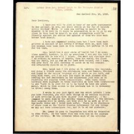 Letter to Wesleyan Mission House from Samuel Leigh